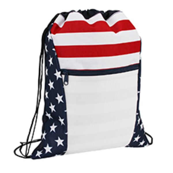 Patriotic Drawstring Bag Thumbnail